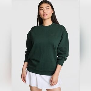 Victoria Secret Ivy Fleece Oversize Crew Sweatshirt M
